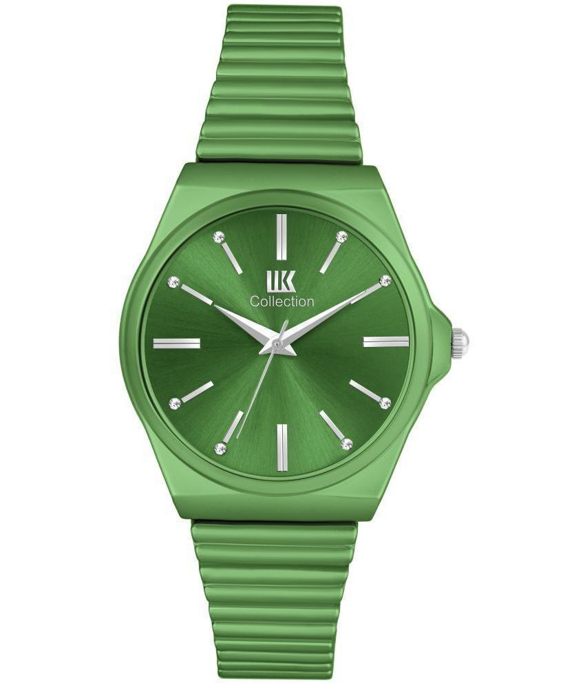     			IIK COLLECTION - Green Stainless Steel Analog Womens Watch