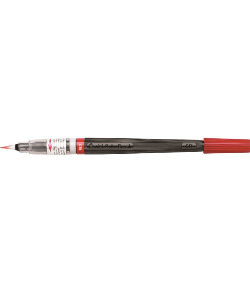     			Pentel Arts Brush Sign Flexible Brush Tip Nib Sketch Pen (Red)