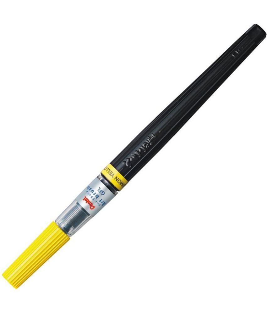     			Pentel Xgfl Nylon Brush Tip Nib Sketch Pens (Set Of 1, Lemon Yellow)