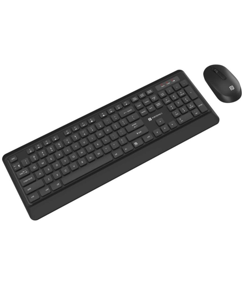     			Portronics - Black Wireless Keyboard Mouse Combo