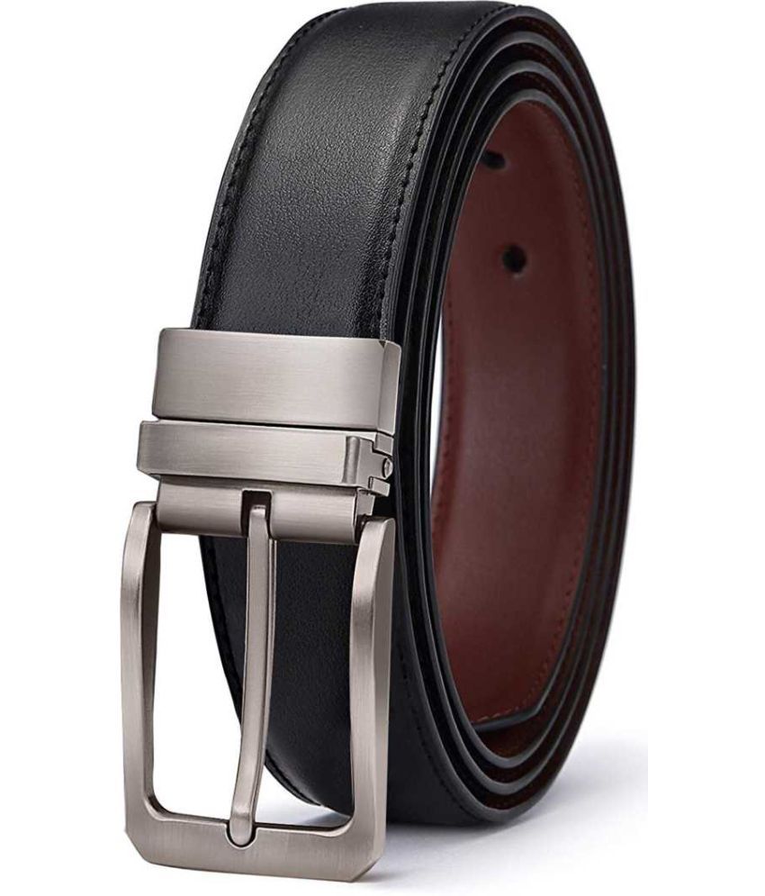     			UrbanMark - Multicolor Faux Leather Men's Reversible Belt ( Pack of 1 )