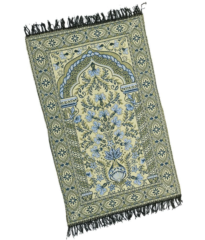     			ADIRNY Yellow Single Cotton Prayer Mat ( 110 X 70 cm )