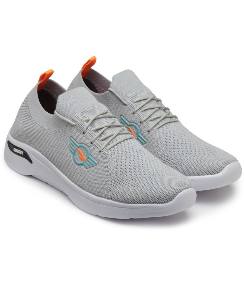    			ASIAN - HATTRICK-36 Light Grey Men's Sports Running Shoes