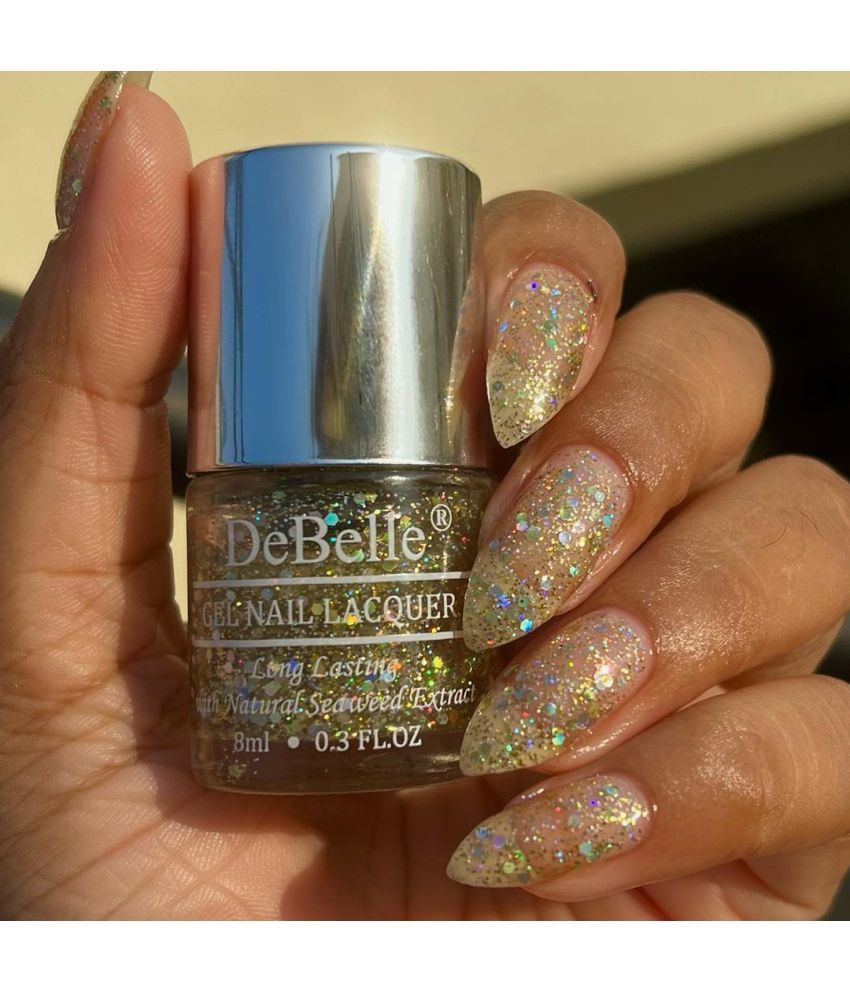     			DeBelle Galaxia  Glitter Nail Polish 8 ( Pack of 1 )