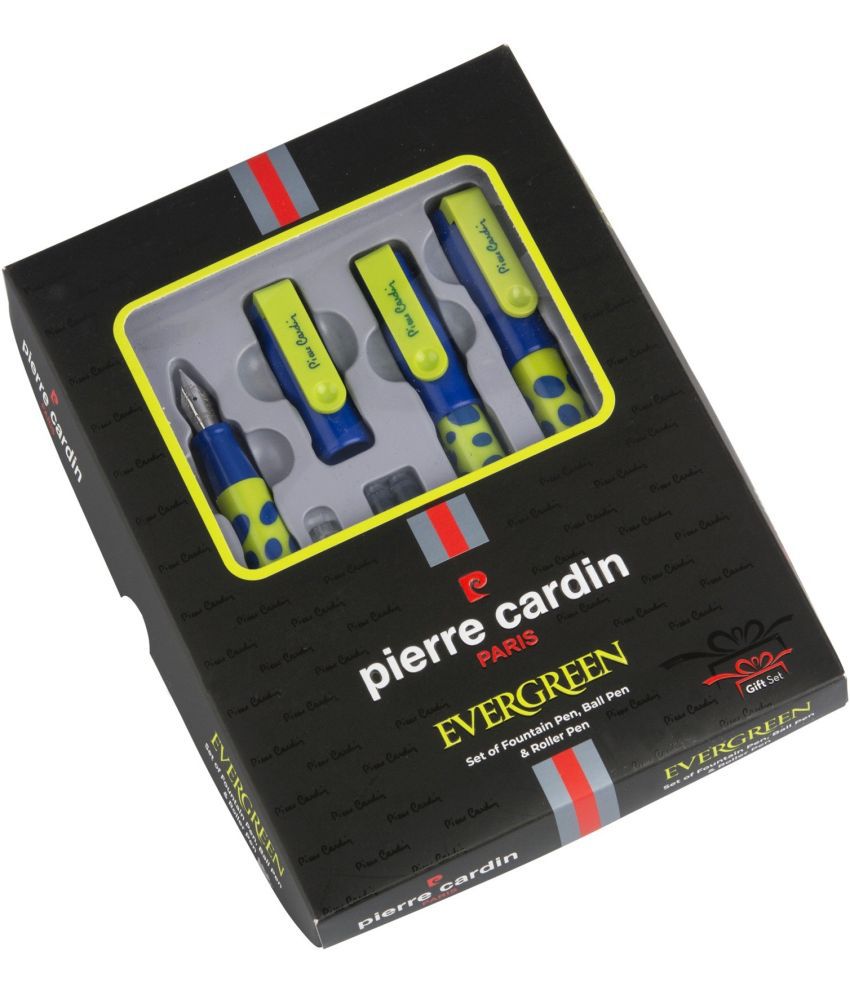     			PIERRE CARDIN Evergreen Pen Gift Set (Pack of 6, Blue)