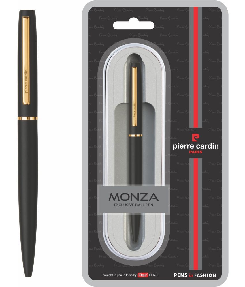     			PIERRE CARDIN Monza - Black Exclusive Ball Pen (Blue)