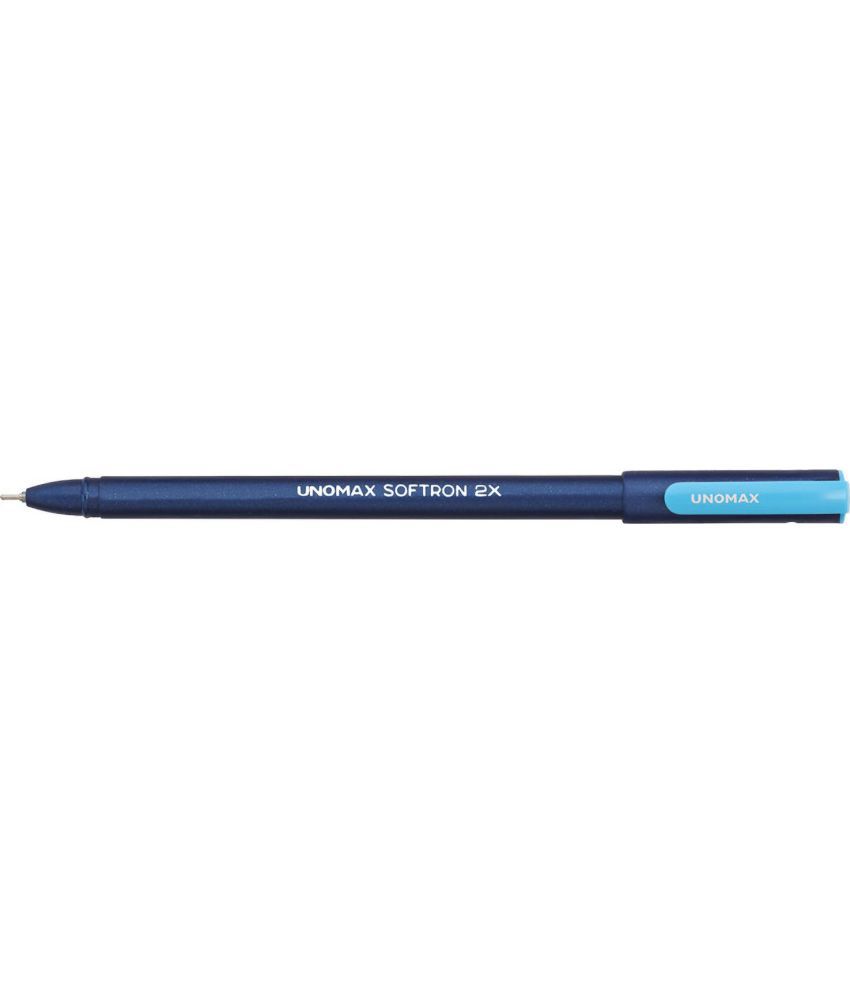     			UNOMAX Softron 2X Blue Ball Pen (Pack of 30, Blue)