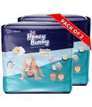 Honey Bunny Pants Diapers XXL-48pcs (Pack of 2) Wetness Indicator,Silky Soft-Bubble sheet (12-25 Kg )