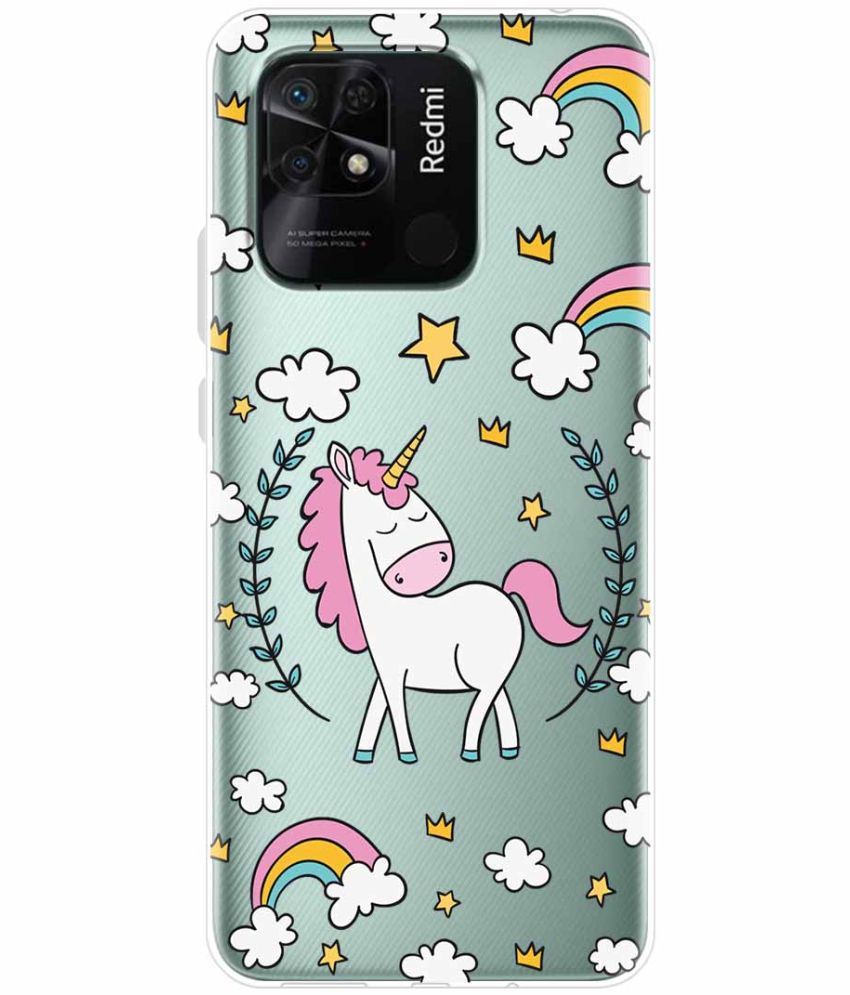     			Fashionury - Multicolor Printed Back Cover Silicon Compatible For Xiaomi Redmi 10 ( Pack of 1 )