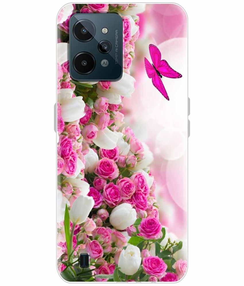     			Fashionury - Multicolor Printed Back Cover Silicon Compatible For Realme C31 ( Pack of 1 )