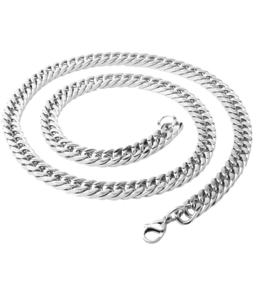     			HEER COLLECTION - Silver Plated Chain ( Pack of 1 )