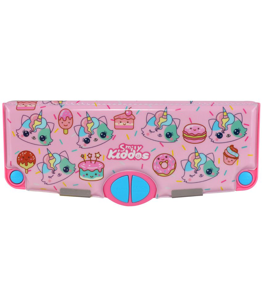     			Multi Functional Pop Out Pencil Box for Kids Stationery for Children - Unicorn Kitty Theme -Pink