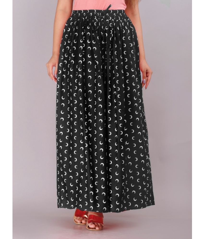     			Neelam Fashion - Black Rayon Women's Flared Skirt ( Pack of 1 )