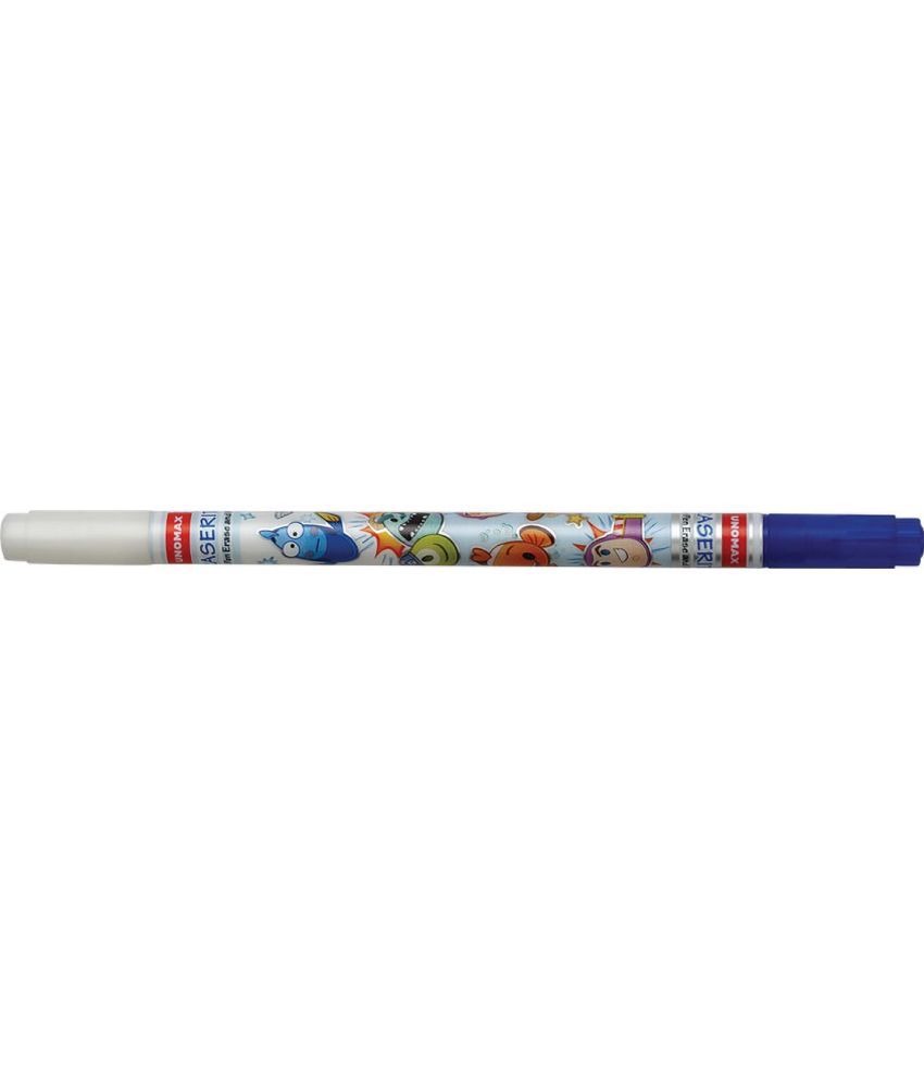     			UNOMAX Eraserite Fountain Ink Pen for School - Erase and Re-write Fountain Pen (Pack of 10, Blue)