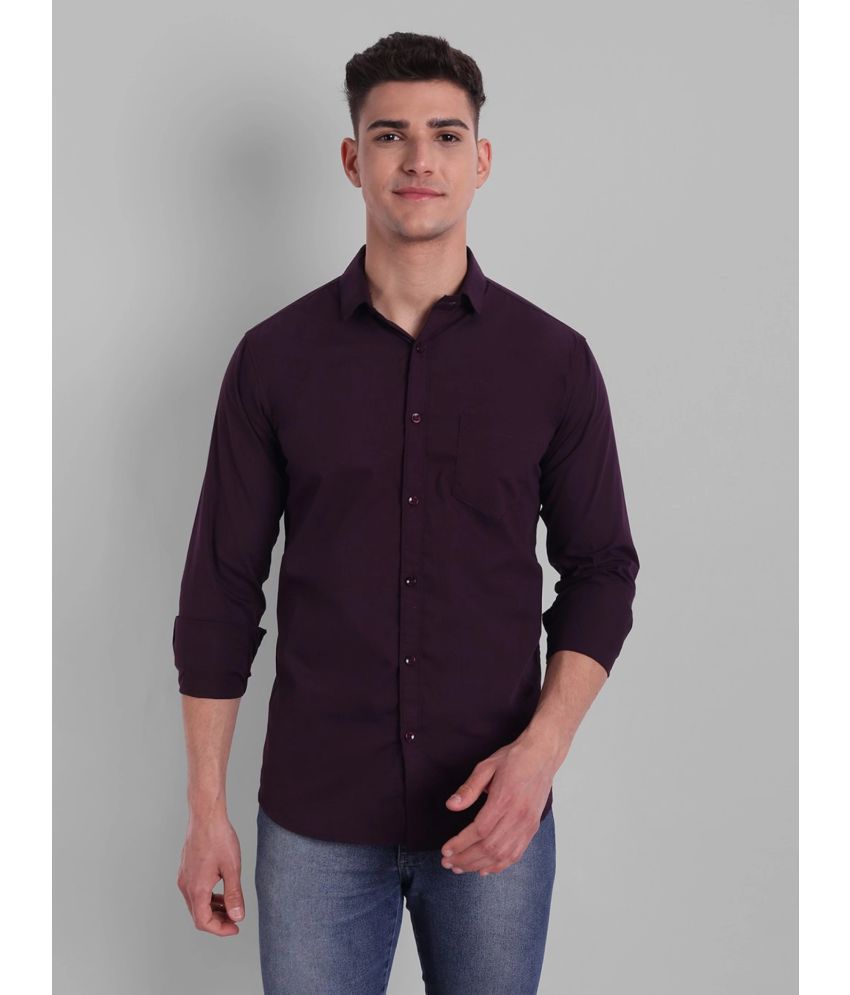     			VERTUSY - Purple 100% Cotton Regular Fit Men's Casual Shirt ( Pack of 1 )