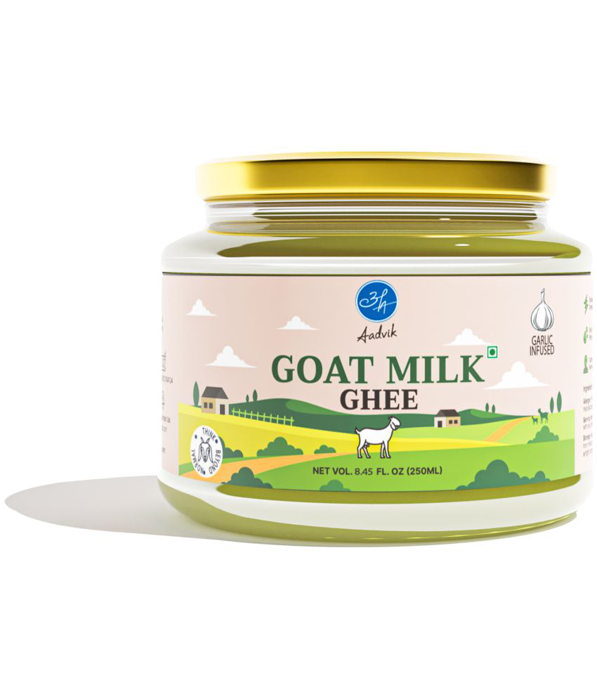     			Aadvik Goat Milk Infused with Garlic Ghee 250 mL