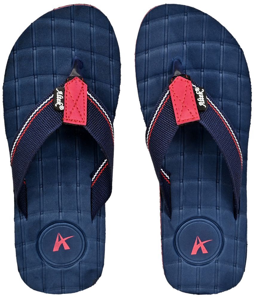     			Altek - Navy Blue Men's Thong Flip Flop