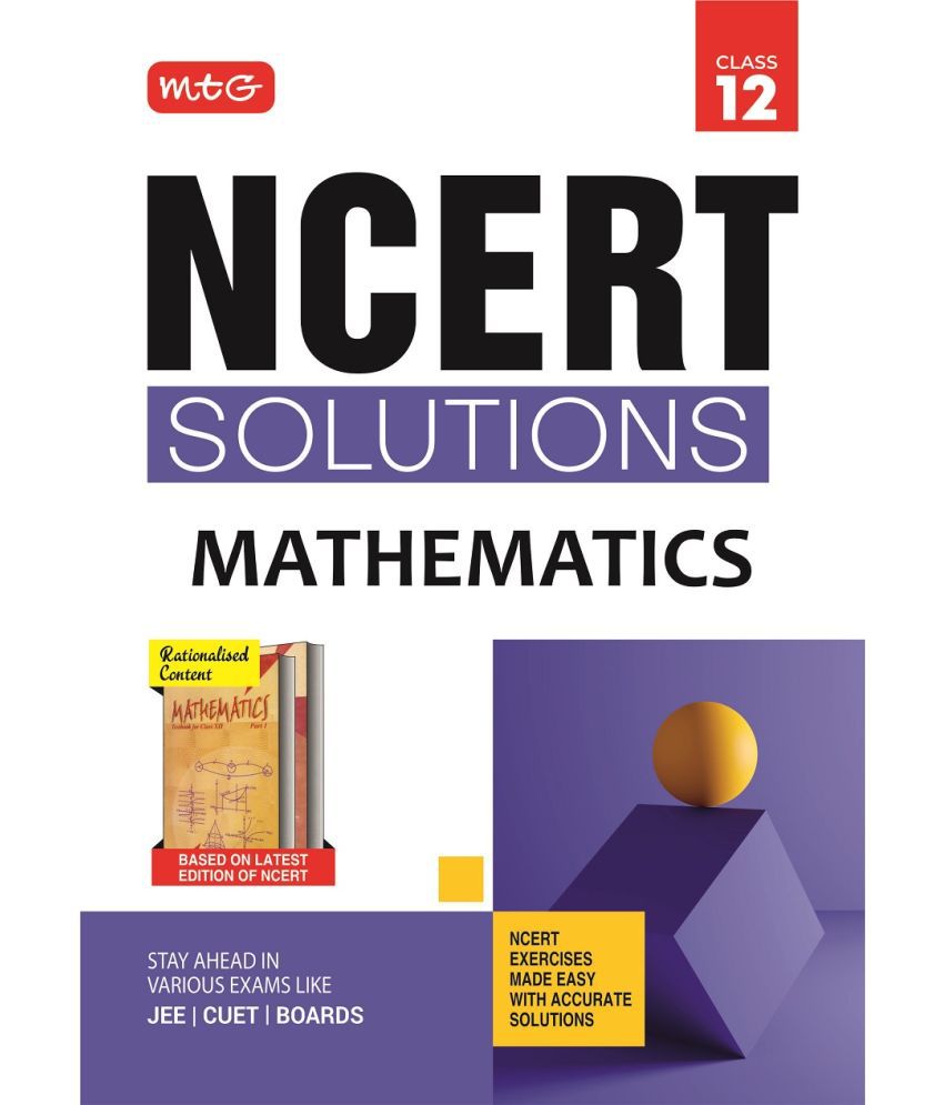     			NCERT Solutions Mathematics Class 12