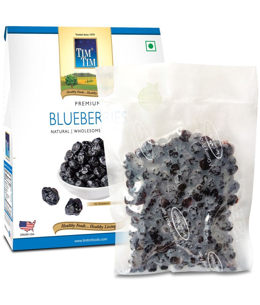     			TIM TIM Premium Dried Blueberries | Dry Fruits & Nuts | Seeds & Berries | Blueberries, 500g