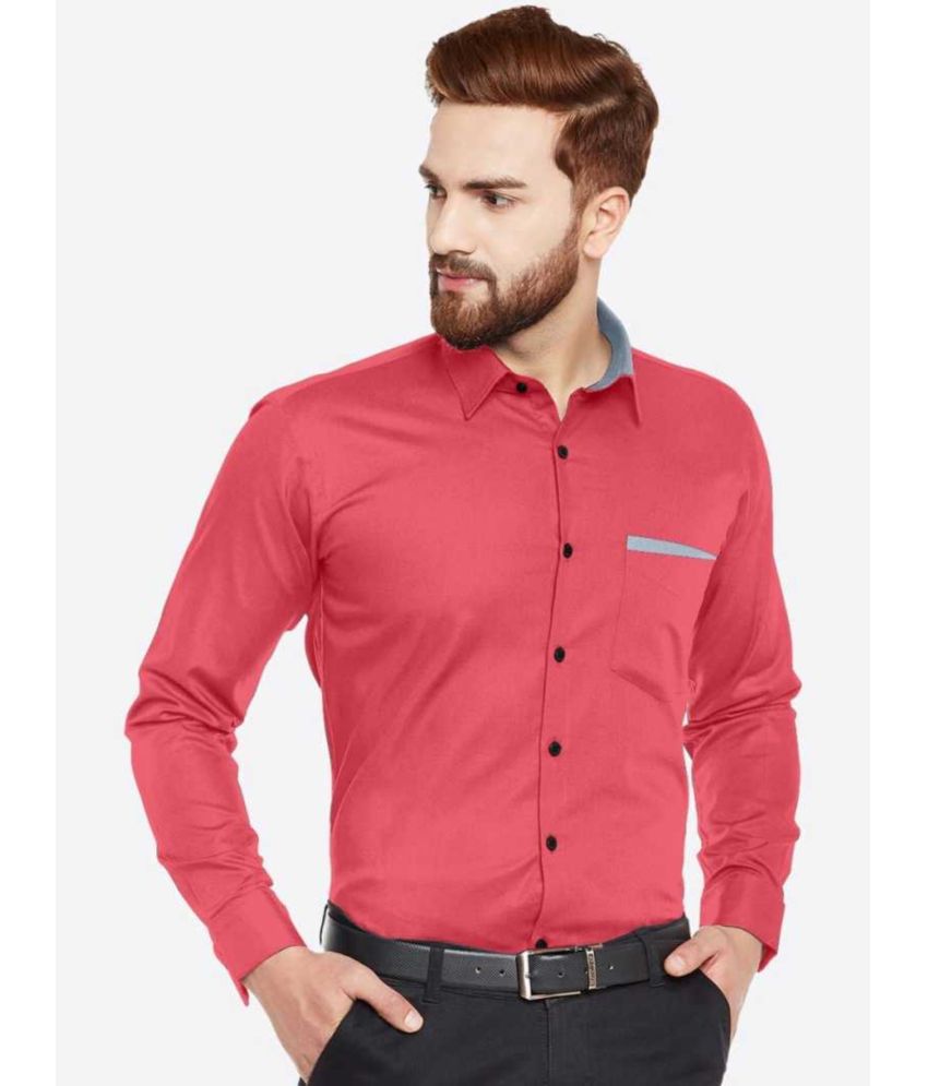     			VERTUSY - Pink 100% Cotton Regular Fit Men's Casual Shirt ( Pack of 1 )