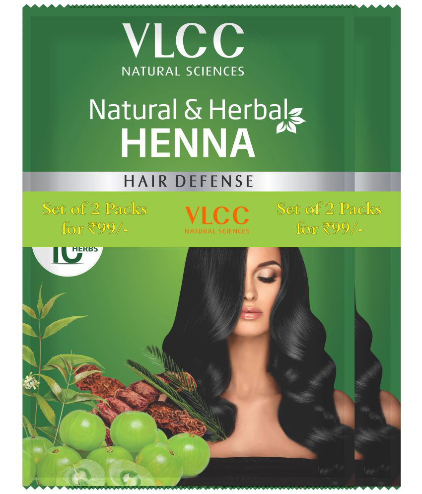     			VLCC Natural & Herbal Henna ( Buy 1 get 1 Free) 240 g Each ( Pack of 3 )