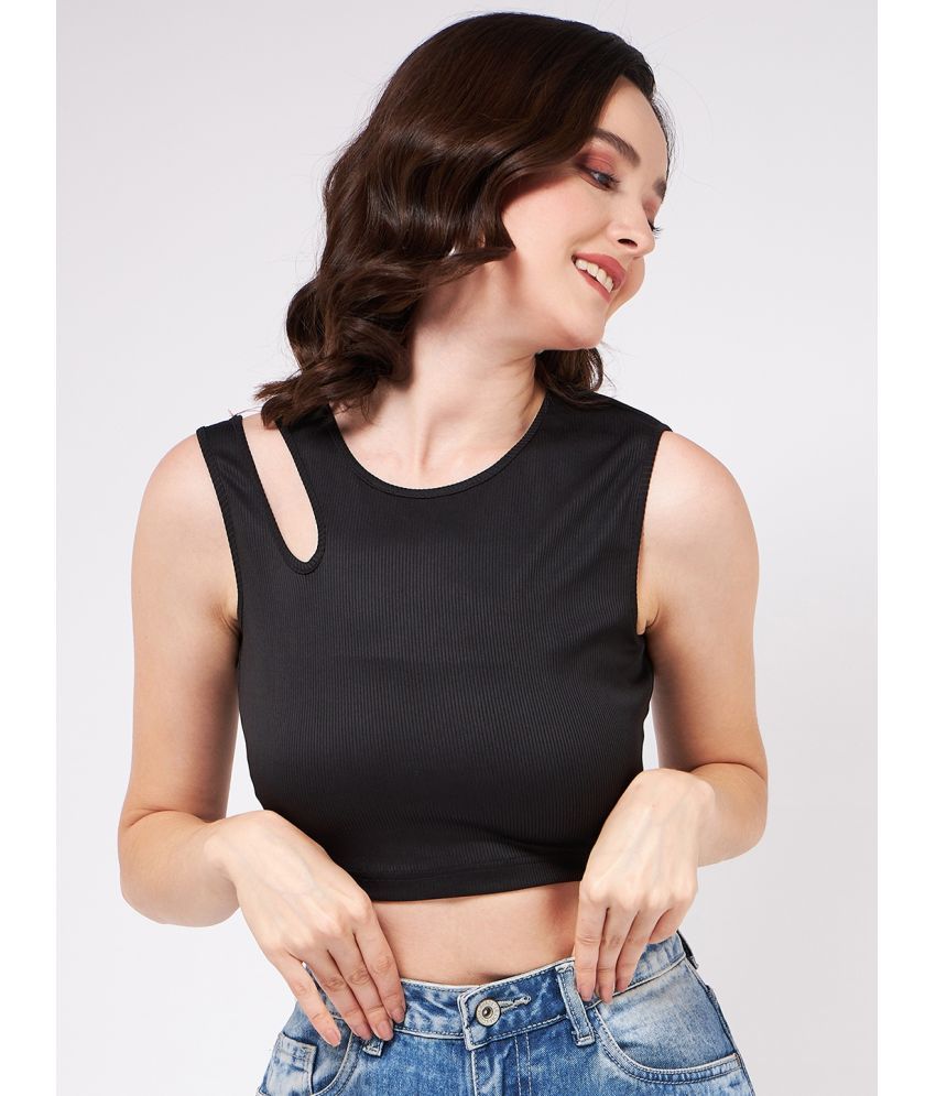     			Zima Leto - Black Polyester Women's Crop Top ( Pack of 1 )