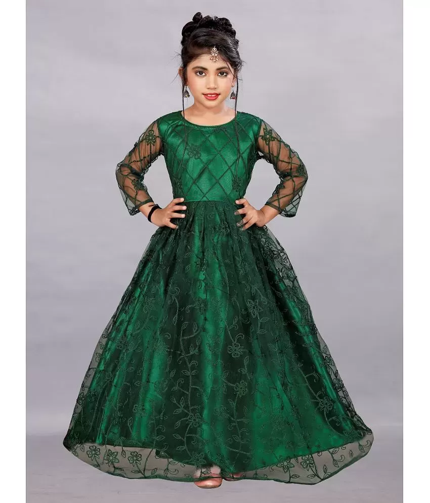 Mirrow Trade Girls Ethnic Gown Maxi Dress with Dupatta  Buy Mirrow Trade  Girls Ethnic Gown Maxi Dress with Dupatta Online at Low Price  Snapdeal