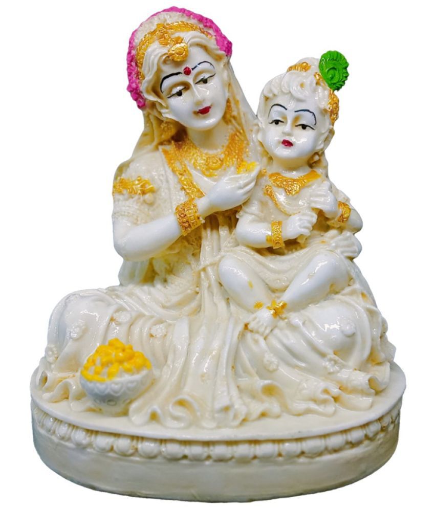     			NINE 11 CRAFT - Polyresin Lord Krishna Idol ( 15 cm )