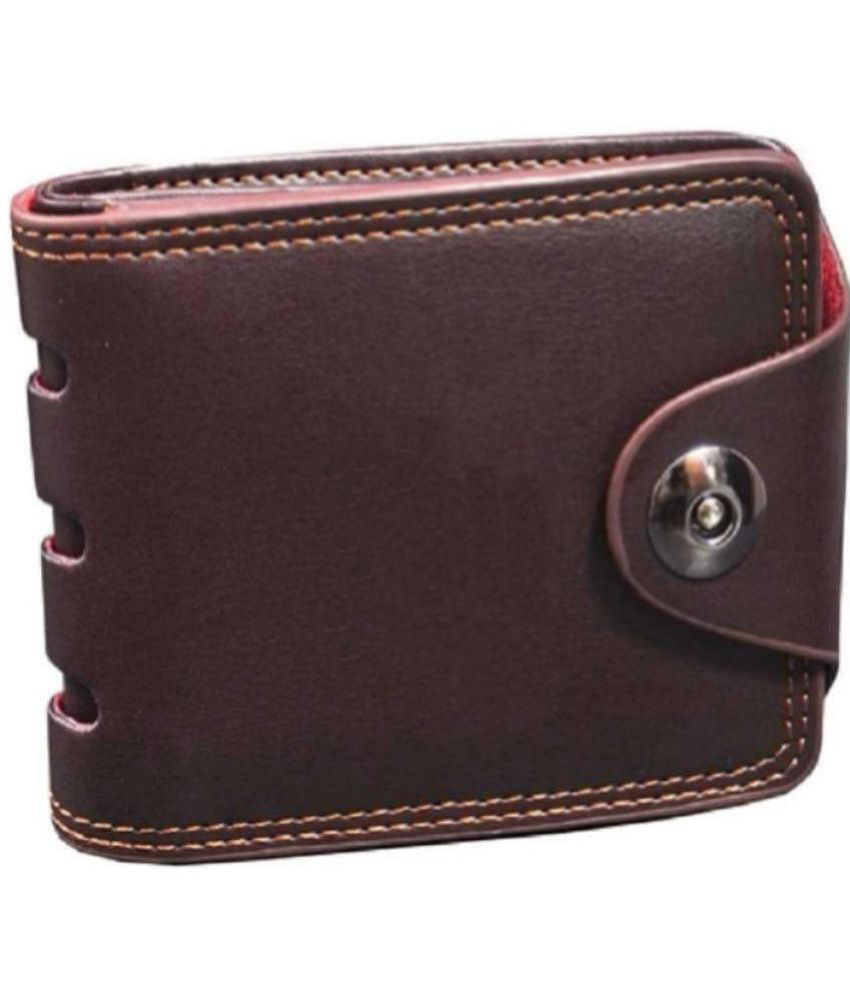     			style AMOR - Brown Canvas,Leather,Rubber,Metallic,Faux Suede Men's Regular Wallet ( Pack of 1 )