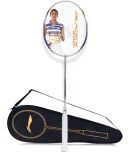 Li-Ning BladeX 200R Carbon Fibre Badminton Racket (White/Blue) with Free Full Cover