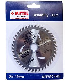 MITTAL 4"/110MM 40 Teeth TCT CIRCULAR SAW BLADE FOR WOOD CUTTING PREMIUM QUALITY Best For Wood, PLY Wood,MDF &amp; Solid Wood. Wood Cutter