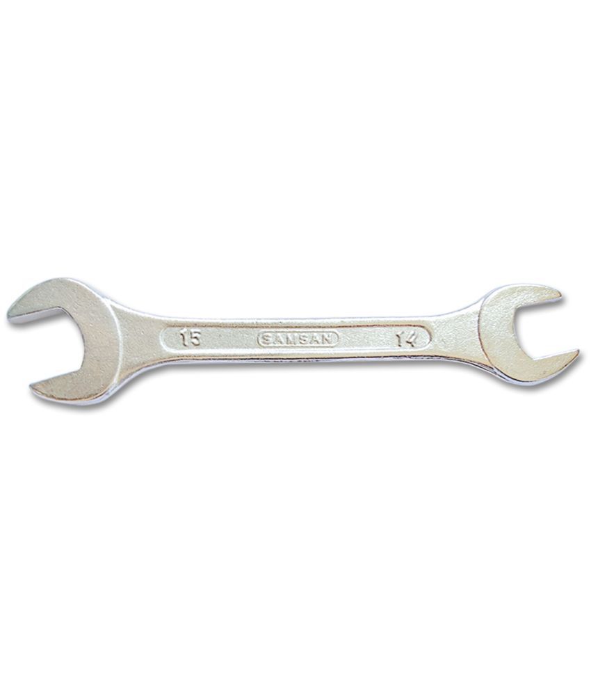    			Double Sided Open End Spanner-Matte Finish 14x15mm 1 Hand Tool