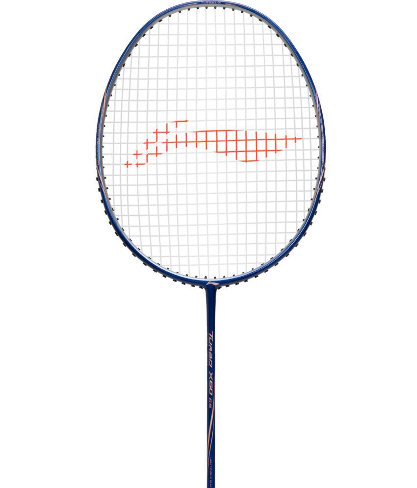     			Li-Ning Turbo X 60 G5 Strung Badminton Racket (Navy/Gold, 87 Grams)