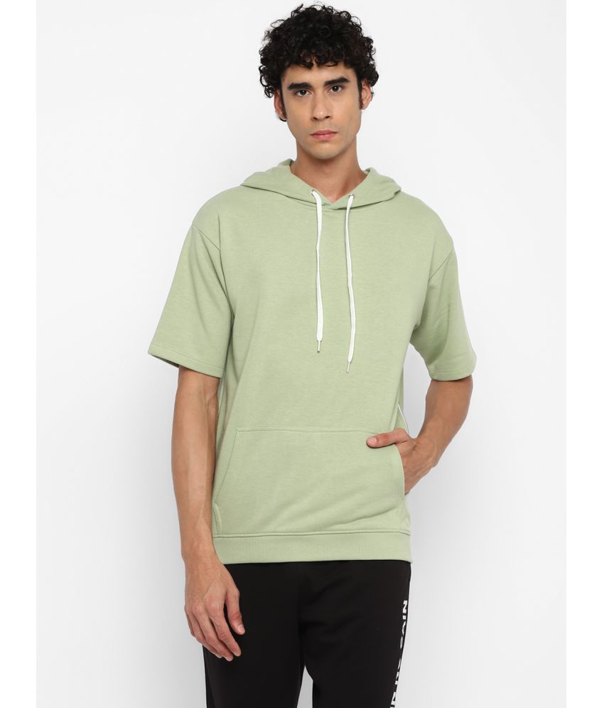     			OFF LIMITS - Green Terry Blend Regular Fit Men's Sweatshirt ( Pack of 1 )