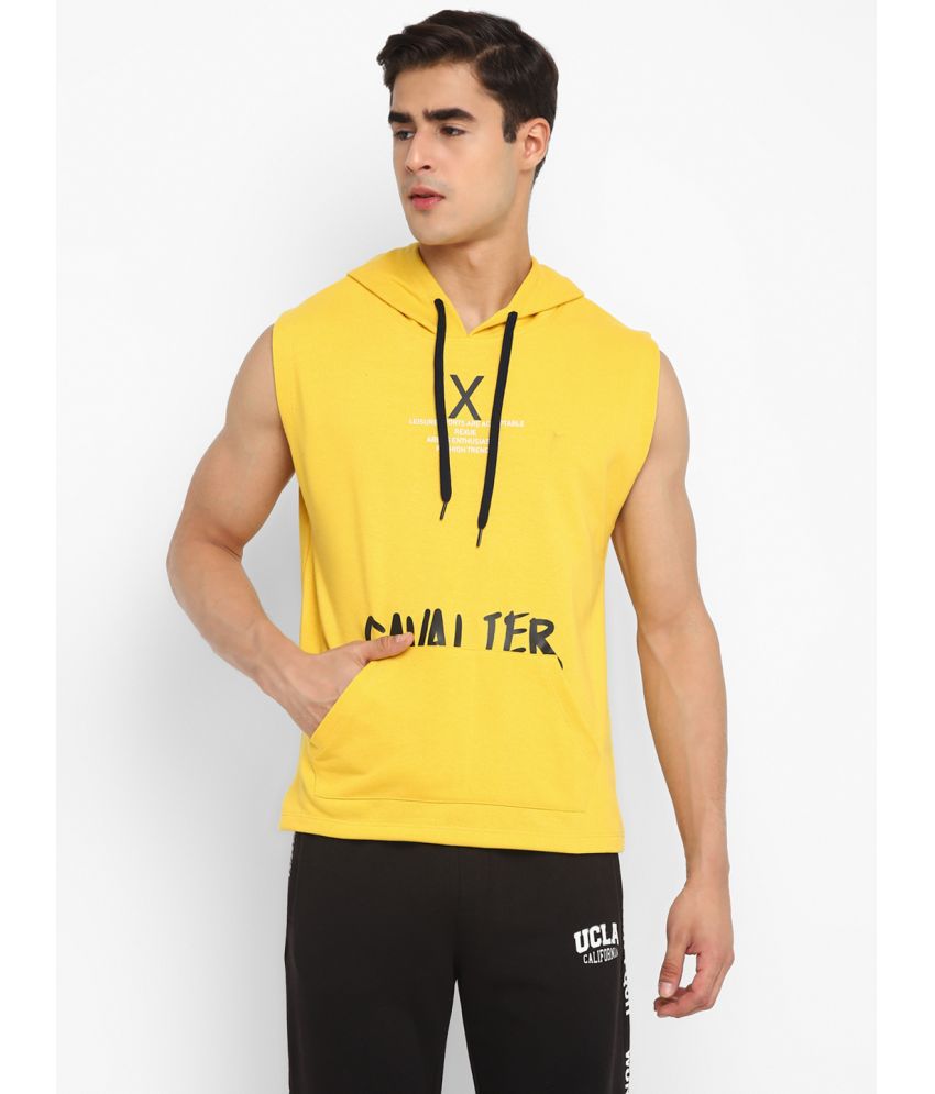     			OFF LIMITS - Yellow Cotton Blend Regular Fit Men's Sweatshirt ( Pack of 1 )