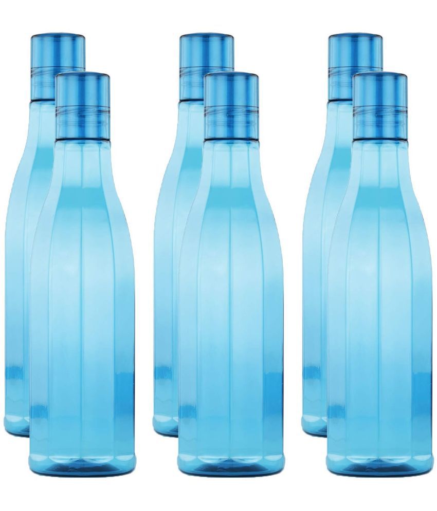     			Oliveware - Blue Water Bottle 1000 mL ( Set of 6 )