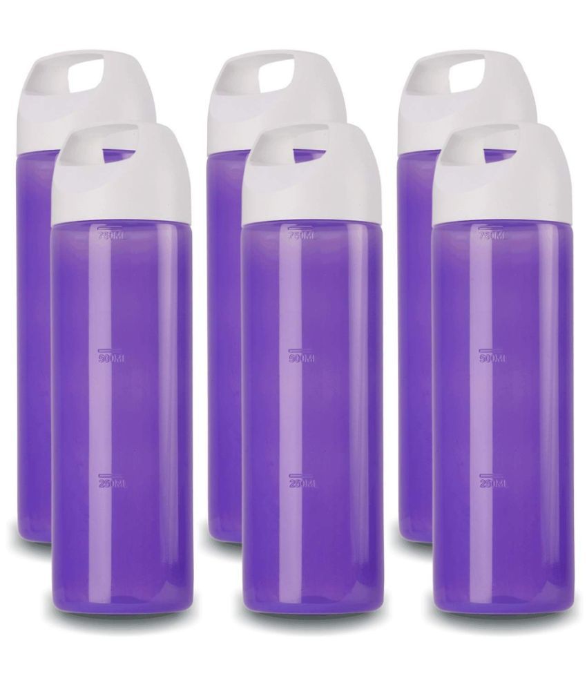     			Oliveware - Violet Water Bottle 750 mL ( Set of 6 )