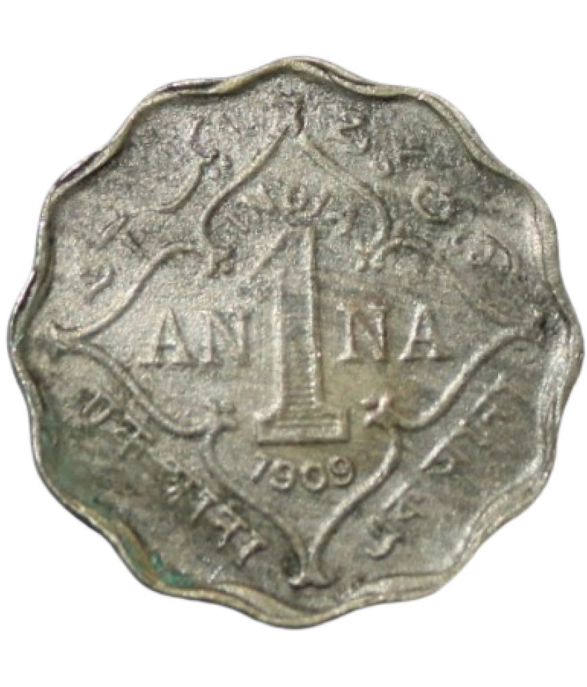     			PRIDE INDIA - 1 Anna (1909) Edward VII British India Collectible Old and Rare 1 Coin Numismatic Coins