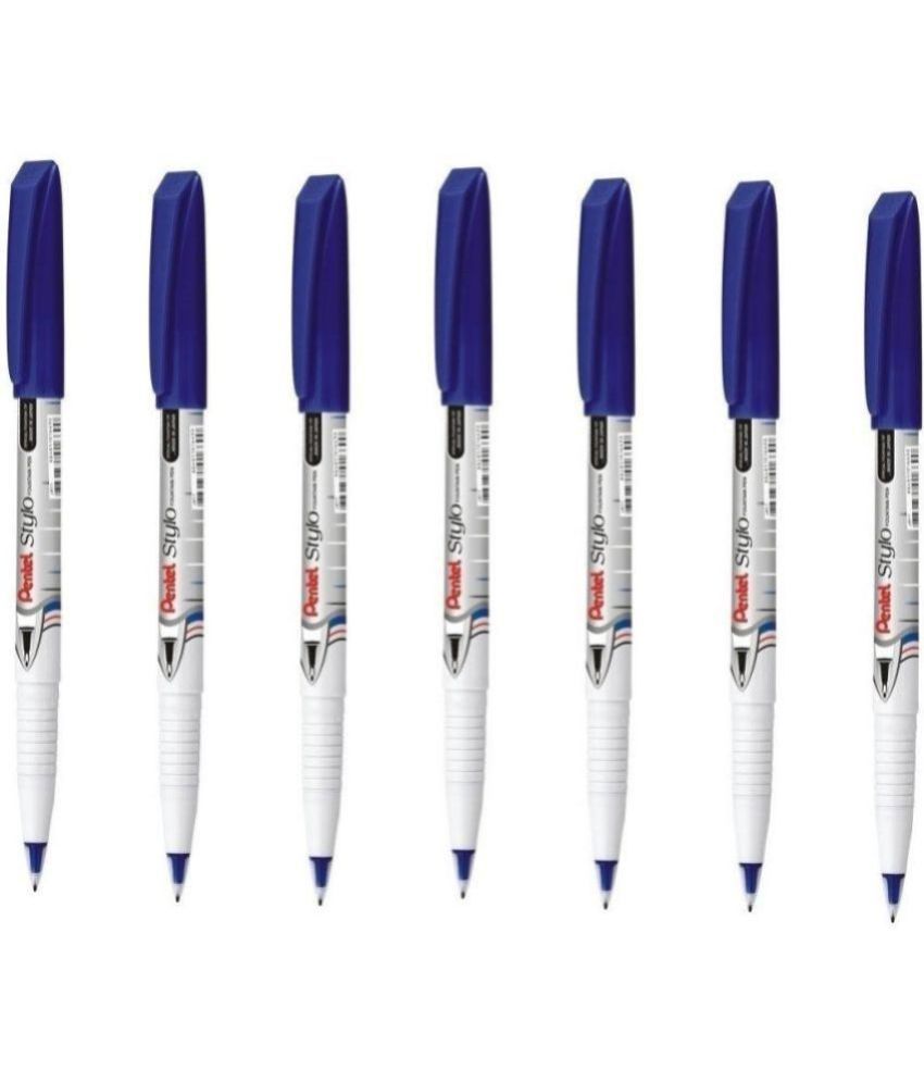     			PENTEL StyloJM11 Signature Pen Blue - 07pcs Fountain Pen (Pack of 7, Blue)