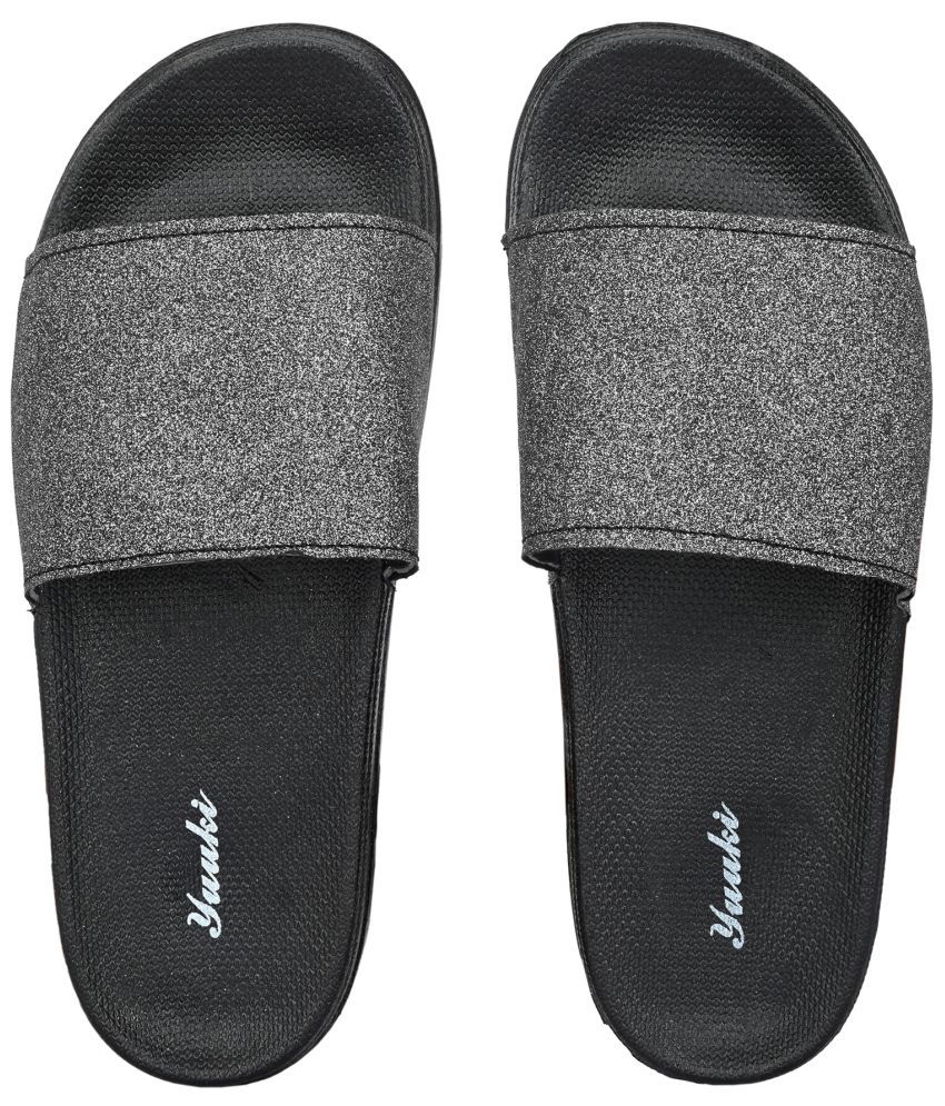     			YUUKI - Black Women's Slide Flip Flop