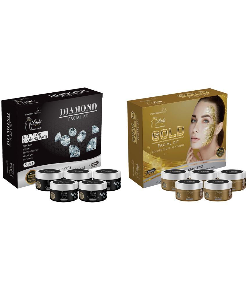     			blu lady - Natural Glow Facial Kit For All Skin Type ( Pack of 2 )