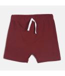 MINI KLUB Baby Boys Maroon Knit Shorts Pack of 1