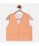 MINI KLUB Boys Cotton Casual Jacket ( Orange , Pack of 1 )