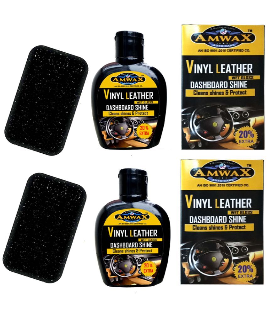     			AMWAX VINYL LEATHER & DASHBOARD POLISH 150 ML + 150 ML