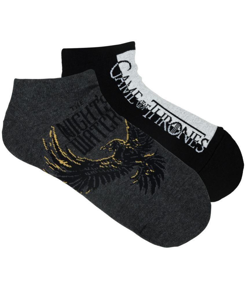     			Balenzia X Game of Thrones - Cotton Blend Men's Printed Multicolor Ankle Length Socks ( Pack of 2 )