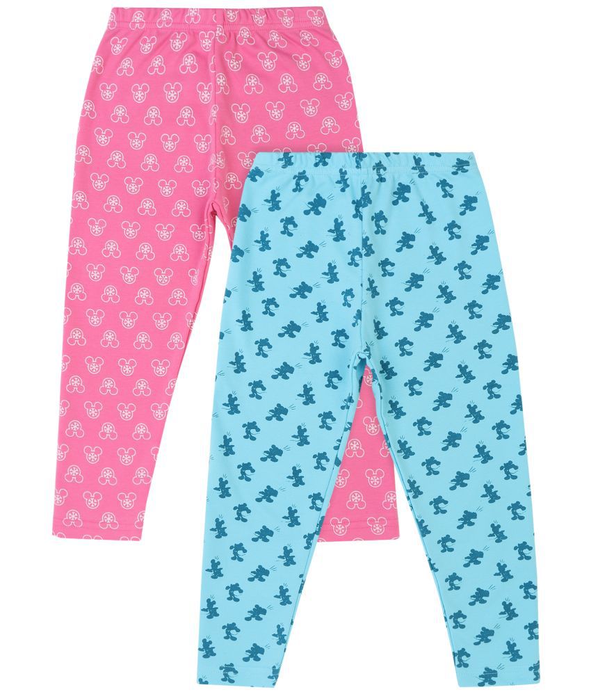     			Bodycare Minnie & Friends Girls Track Pant Aurora Pink & Turquoise Pack Of 2