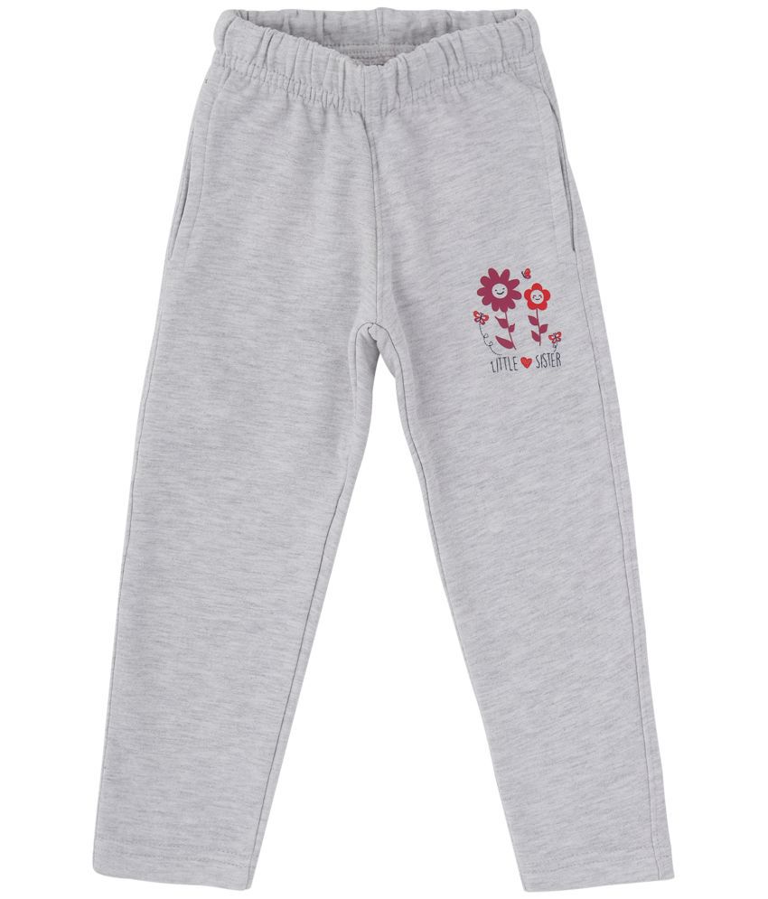     			DYCA - Grey Cotton Trackpant For Baby Girl ( Pack of 1 )