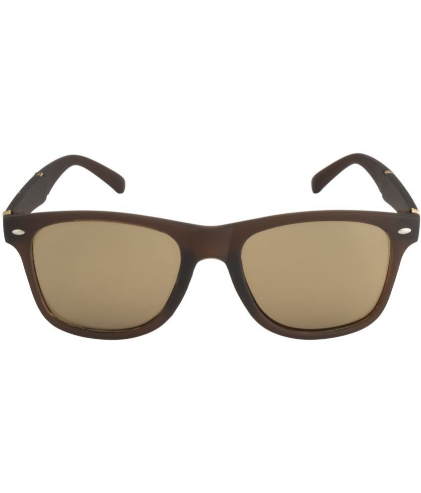     			Fair-X - Brown Square Sunglasses ( Pack of 1 )