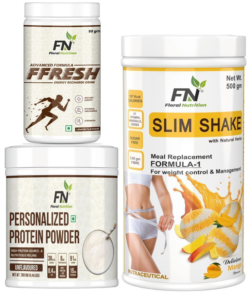     			Floral Nutrition Formula-1, FFresh Lemon & Personalized Protein Powder 750 gm Mango
