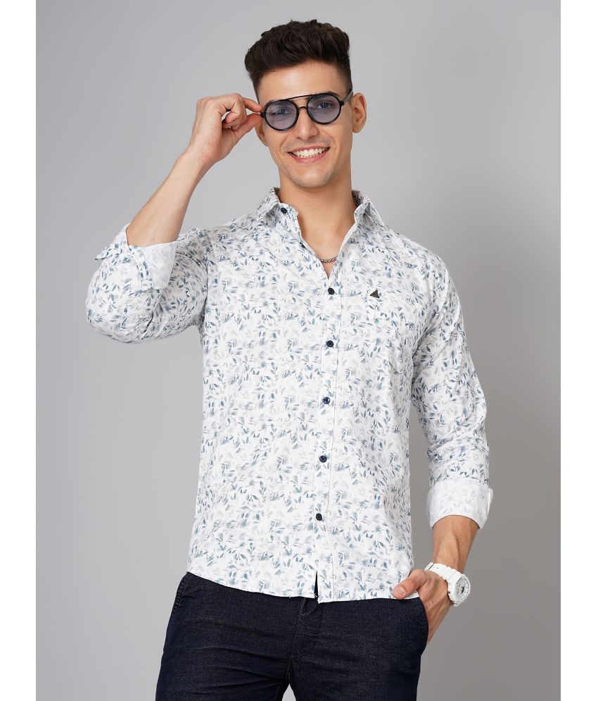     			K-LARA - White 100% Cotton Slim Fit Men's Casual Shirt ( Pack of 1 )